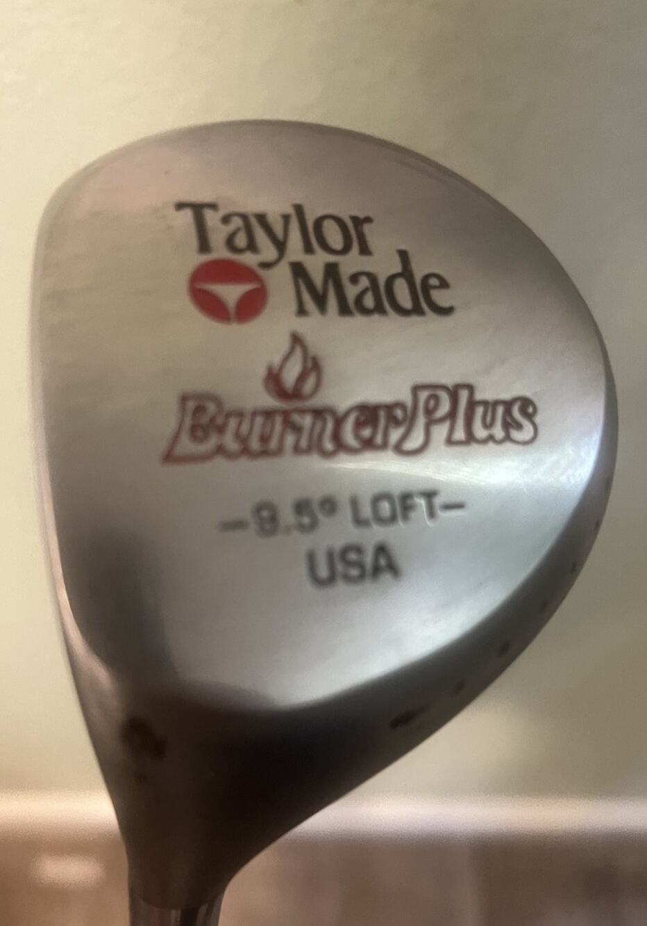 TaylorMade Burner Plus 9.5° Tour Preferred Golf Club Steel Shaft USA Right Hand